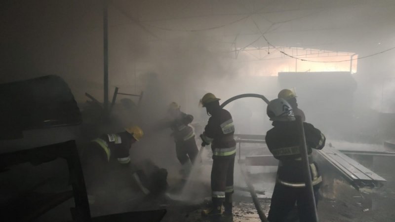 Fire breaks out at furniture workshop in Azerbaijan's Nakhchivan