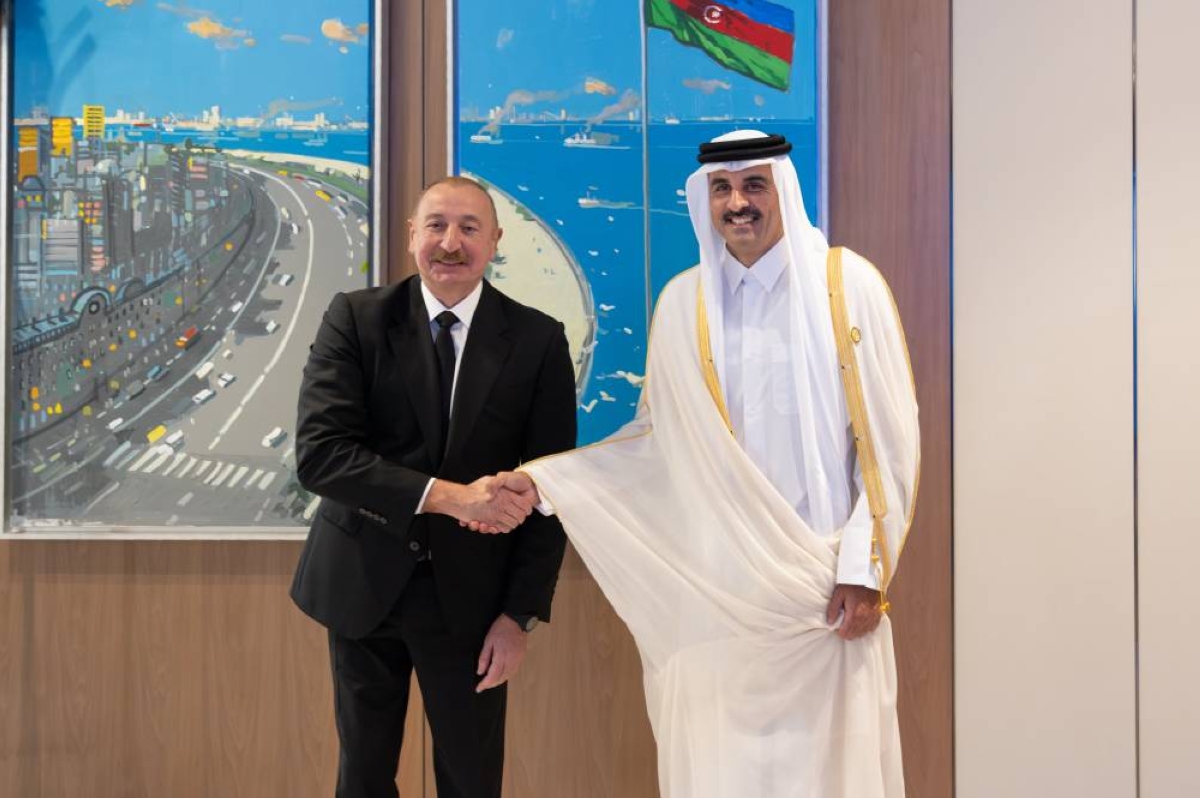 Amir meets President of Azerbaijan